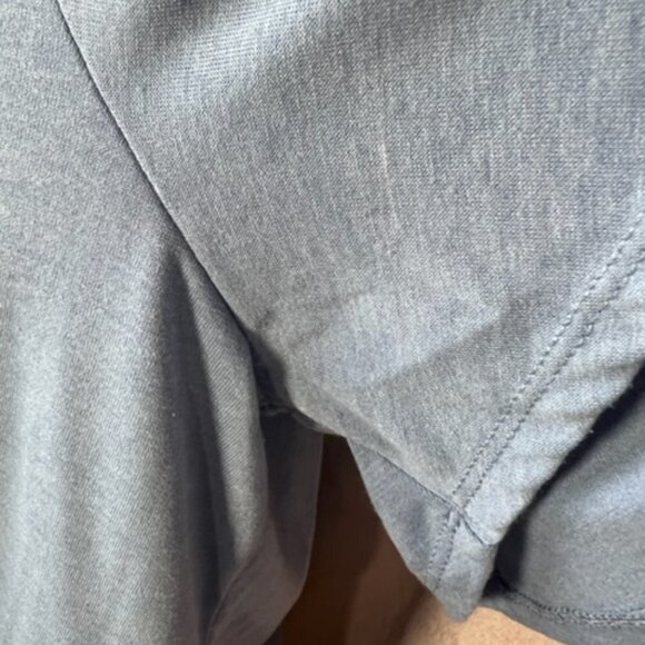 Womens Light Blue Luxology Short Sleeve Shirt Size XL - Picture 4 of 7